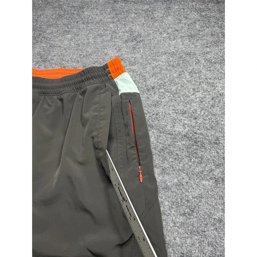 Birddogs Shorts Adult Gray Solid Lined Stretch Zip Pockets Mens XXL Classic